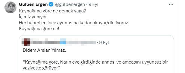 Gülben Ergen'den Sert Tepki