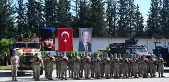 Suriye'nin El Bab şehrine görev yapacak Jandarma Özel Harekat Tabur Komutanlığı'na bağlı timler uğurlandı