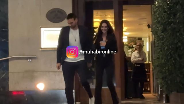 Fresh lovers Esra Bilgiç and Faruk Sabancı seen holding hands for the first time