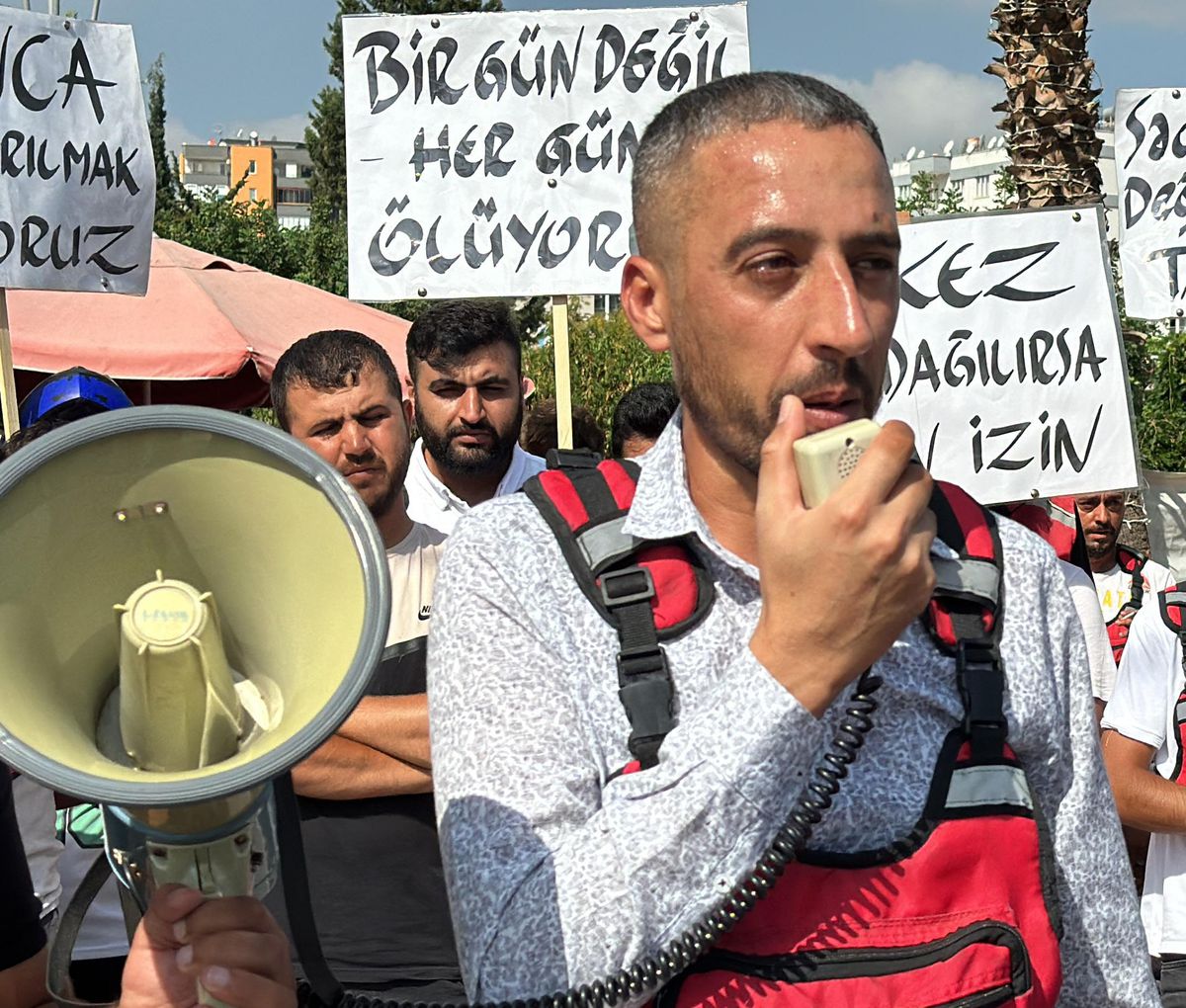 Adana'da Motosikletli Kuryeler İş Bıraktı