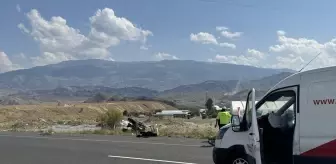 Erzurum'da minibüs ile ATV çarpışması: 1 ölü, 1 yaralı