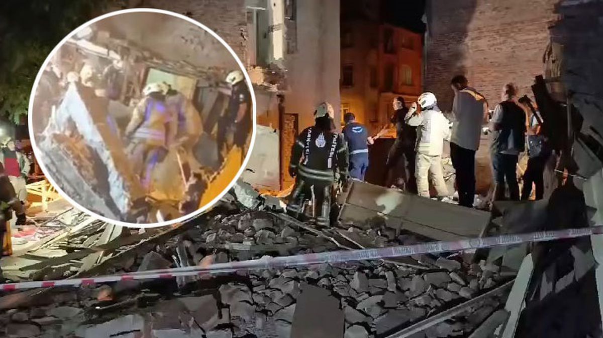 Fatih'te 3 katlı bina çöktü! Valilikten ilk açıklama