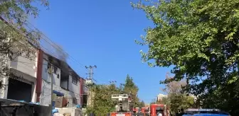 Gaziantep'te yatak fabrikasında çıkan yangın söndürüldü