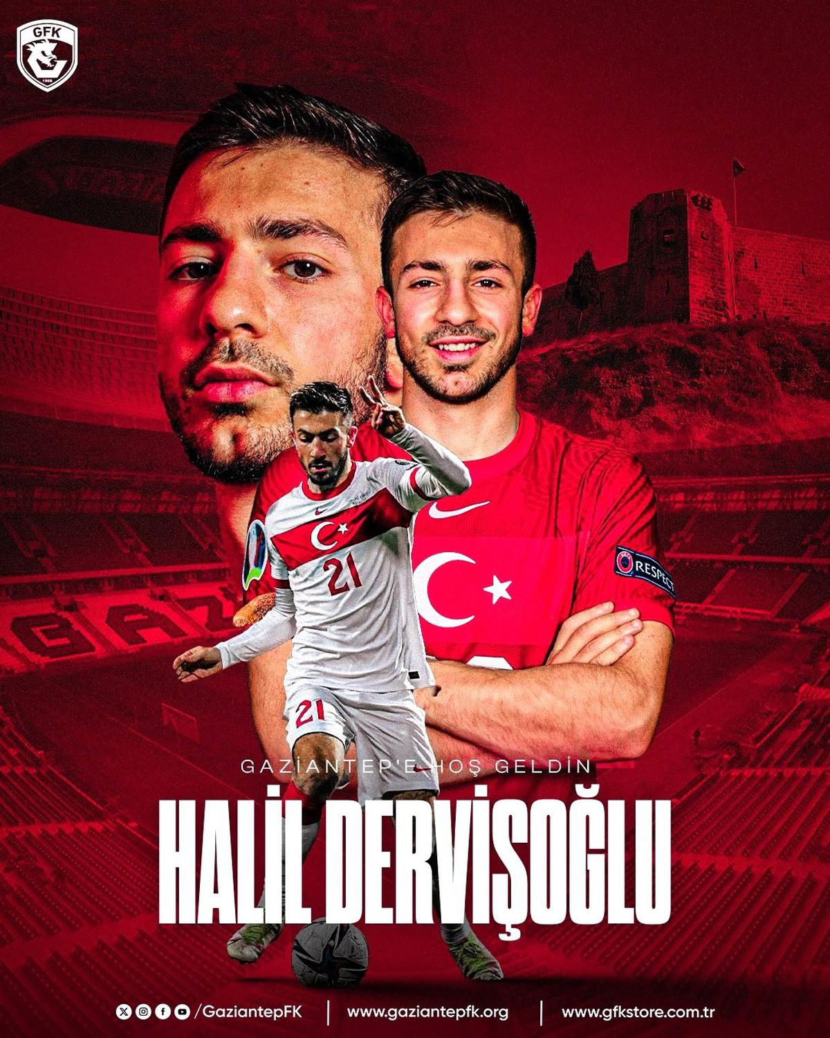 Gaziantep FK, Halil Dervişoğlu'nu Kiraladı