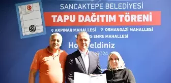 Sancaktepe Belediyesi, 49 vatandaşa tapularını dağıttı