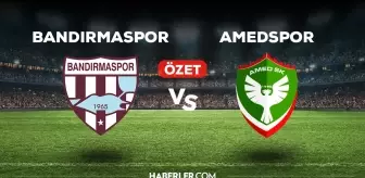 Bandırmaspor Amedspor maç özeti ve golleri izle! (VİDEO) Bandırmaspor Amed geniş özeti! Golleri kim attı, maç kaç kaç bitti?