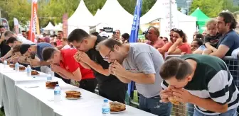 Bursa Gastronomi Festivali'nde Cantık Yeme Yarışması Düzenlendi