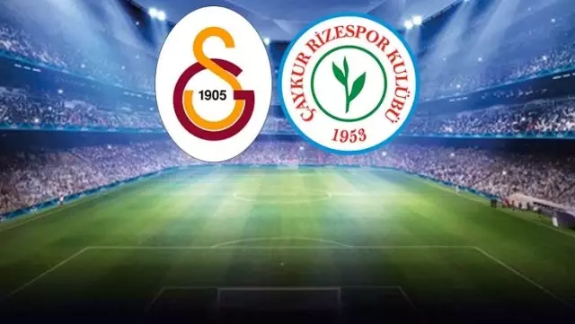 Live commentary! There are 2 goals in the Galatasaray-Çaykur Rizespor match.