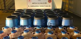 Döşemealtı'nda 4 Bin Litre Sahte İçki Ele Geçirildi