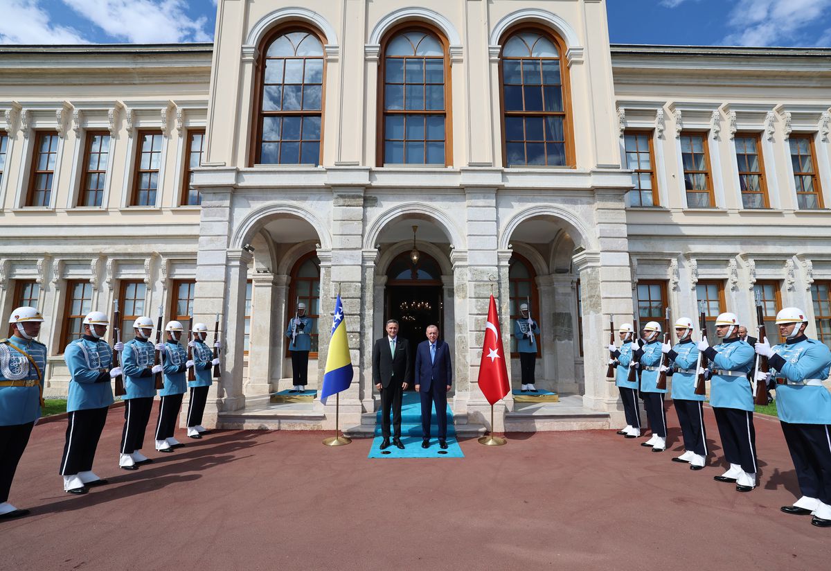 Cumhurbaşkanı Erdoğan, Bosna Hersek Devlet Başkanlığı Konseyi Başkanı Becirovic'i Ağırladı