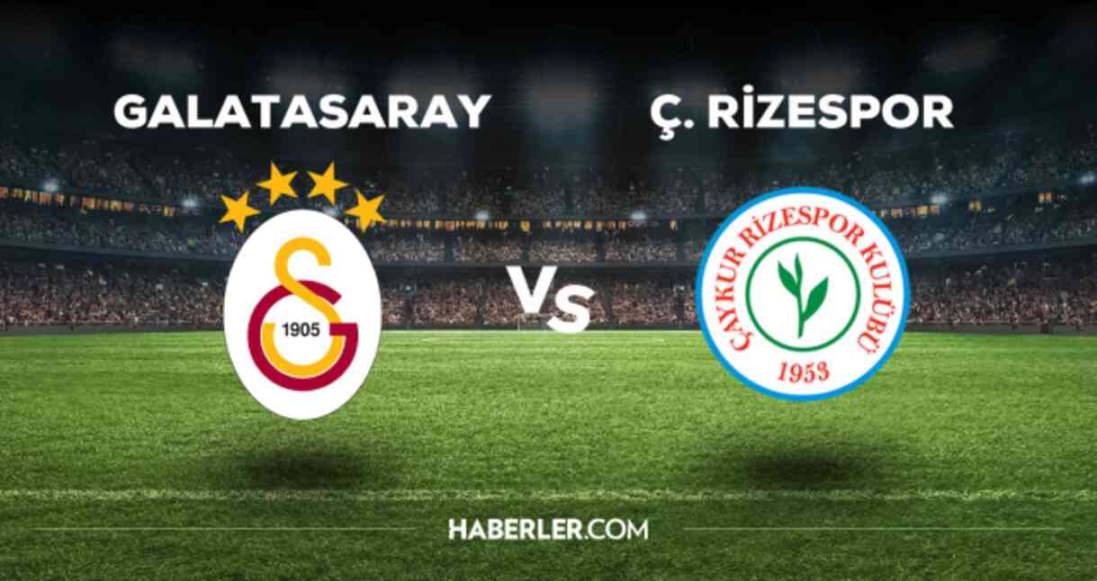 Galatasaray Rizespor maçı CANLI izle! (ŞİFRESİZ) GS Rizespor maçı canlı yayın nerede ve nasıl izlenir?