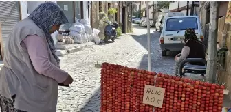 Beypazarı'nda Sonbaharın Tadı: Alıç Meyvesi Tezgahlarda