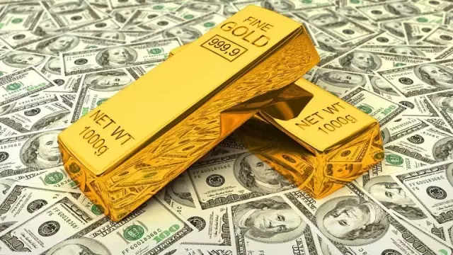 How did gold and the dollar start the day?