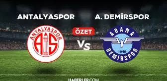 Antalyaspor Adana Demirspor maç özeti ve golleri izle! (VİDEO) Antalyaspor ADS geniş özeti! Golleri kim attı, maç kaç kaç bitti?