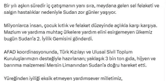 Türkiye, Sudan'a 2'nci İyilik Gemisi'ni Gönderdi