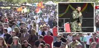 Fransa'da terör festivali! PKK bayraklarıyla örgüt propagandası yaptılar