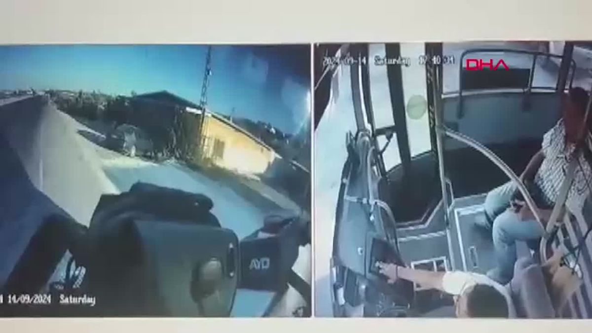 Otomobil Sürücüsüne Bıçakla Saldıran Halk Otobüsü Sürücüsü Men Edildi
