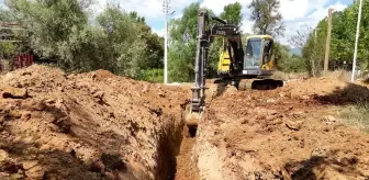 Kınık Köyü'nde Kanalizasyon Hattı Çalışmaları Tamamlandı