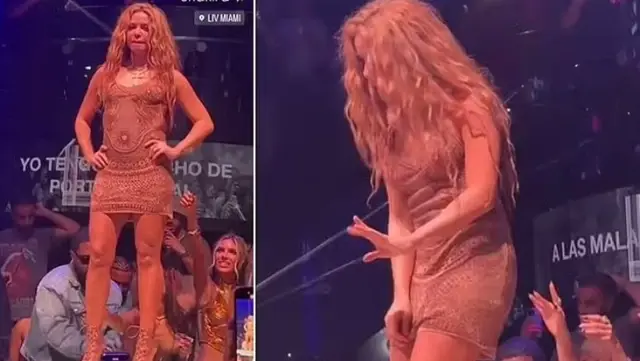 Shakira got angry and left the stage when some audience members tried to take upskirt photos.