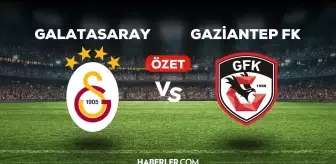 Galatasaray Gaziantep FK maç özeti ve golleri izle! (VİDEO) GS Gaziantep geniş özeti! Golleri kim attı, maç kaç kaç bitti?