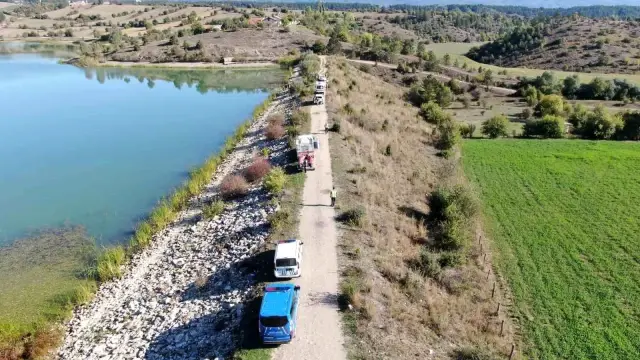 A male body was found in the pond in Kastamonu.