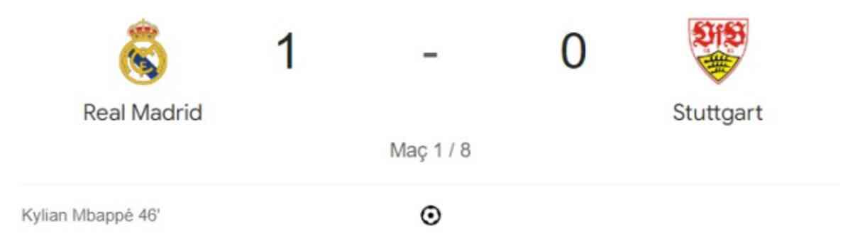 Real Madrid Stuttgart maç özeti ve golleri izle! (VİDEO) Real Madrid Stuttgart geniş özeti! Golleri kim attı, maç kaç kaç bitti?