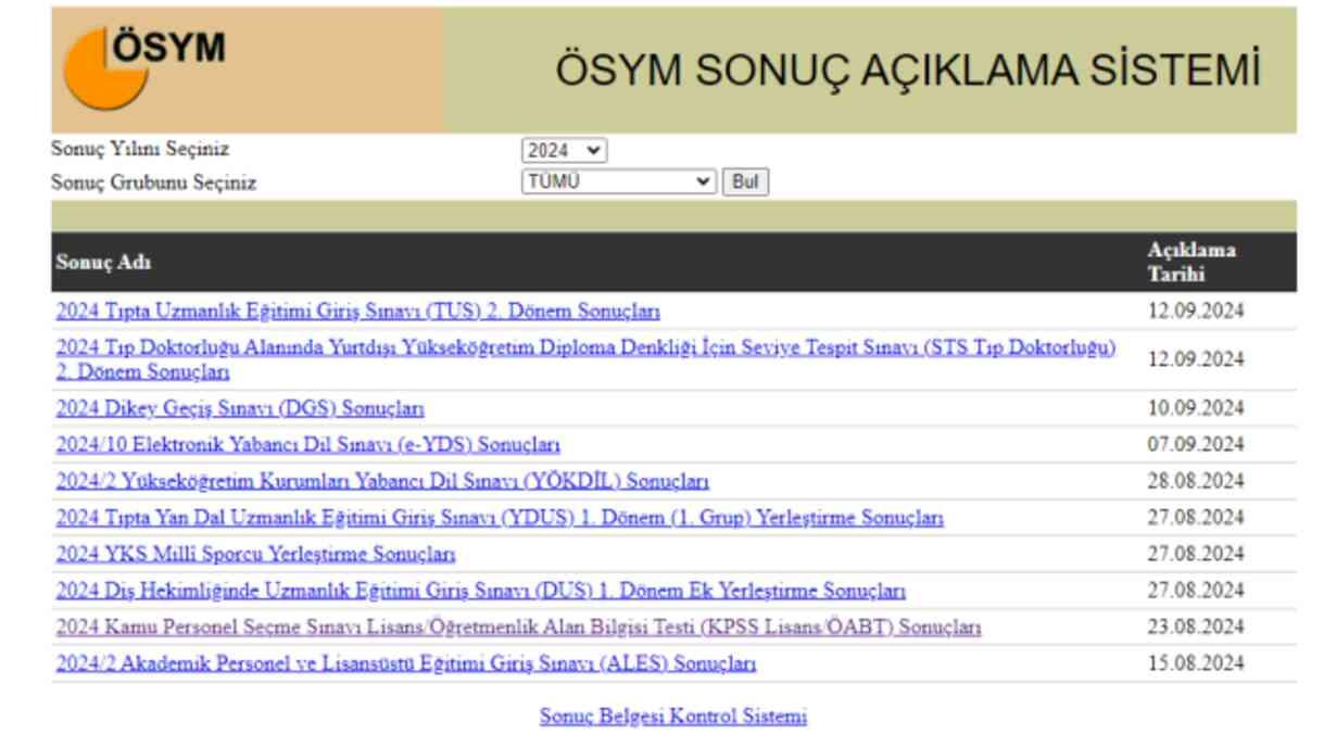YKS EK TERCİH YERLEŞTİRME SONUÇLARI SORGULAMA: YKS ek yerleştirme sonuçları açıklandı mı, ne zaman açıklanacak 2024?