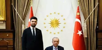 Bursaspor Başkanı Enes Çelik, Cumhurbaşkanı Erdoğan ile Görüştü