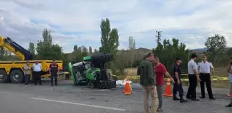 Traktör Devrildi: Sürücü Hayatını Kaybetti, Bir Yaralı