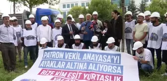 Ankara'da Madencilerden Eylem ve Destek Açıklamaları