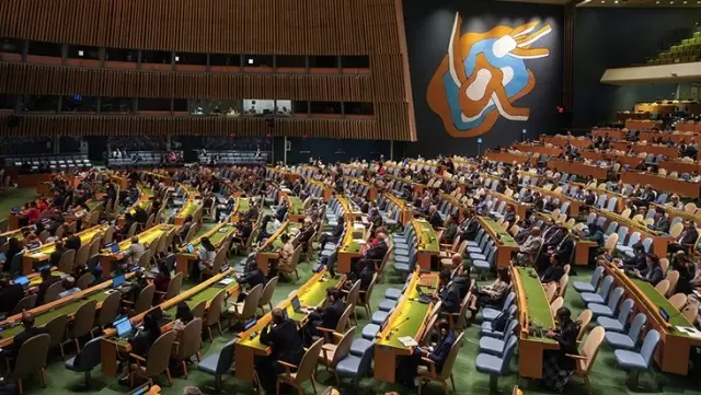 The resolution proposed by Palestine, which includes Israel's withdrawal, was accepted at the UN.