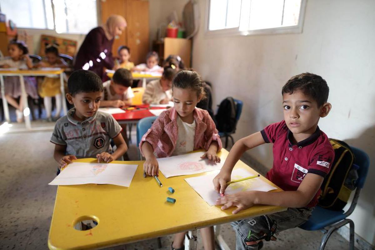 Gazze'deki Çocuklar Eğitim Mücadelesini Sürdürüyor