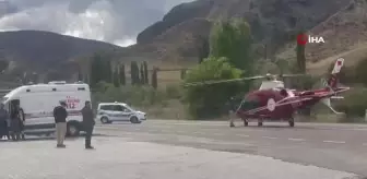 Ambulans Helikopter Kalp Krizi Geçiren Hastayı Erzurum'a Gönderdi