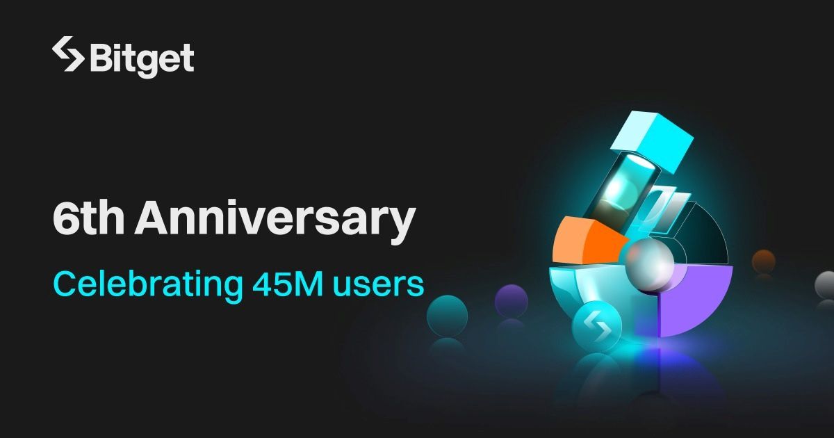 Bitget, Kullanıcı Sayısını 45 Milyona Çıkararak 6. Yılını Kutladı