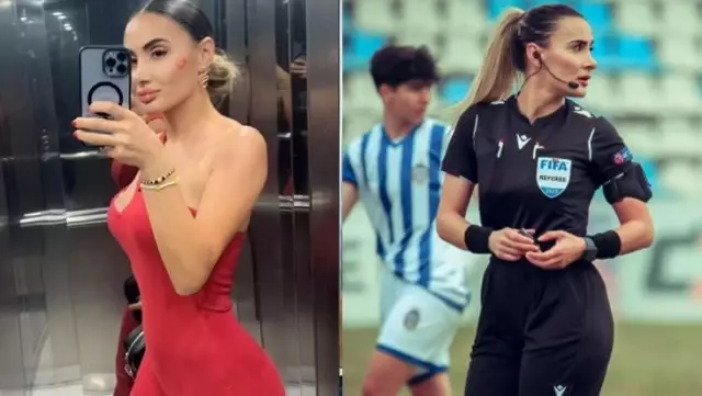 Emanuela Rusta, who holds the title of the world's most attractive female referee, has closed her Instagram account due to disturbing messages.