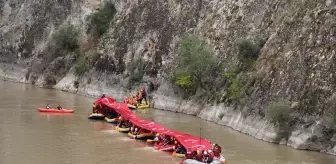 Erzincan'da Gaziler Günü'ne Özel Rafting Etkinliği Düzenlendi