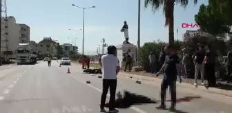 Mersin'de Tarım Aracı ile Motosiklet Çarpıştı: 1 Ölü, 1 Yaralı