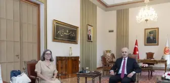 TBMM Başkanı Numan Kurtulmuş, Portekiz Büyükelçisi Maria Virginia Mendes da Silva Pina'yı Kabul Etti