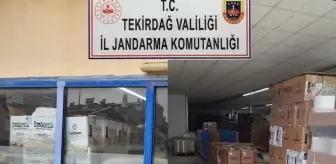 Tekirdağ'da Jandarma 43 Bin Şişe Sahte İçki Ele Geçirdi