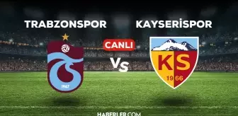 Trabzonspor Kayserispor maçı CANLI izle! (HD) Trabzonspor Kayserispor maçı canlı yayın nerede ve nasıl izlenir?