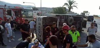 Alanya'da Otomobil ve Kamyon Çarpıştı: 1 Ağır Yaralı