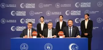 Bakan Tekin, İstanbul TBF Basketbol Spor Lisesi Protokolünü İmzaladı