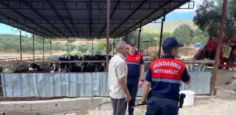 Çine'de Jandarma Hırsızlıklara Karşı Çiftlik Sahiplerini Uyardı