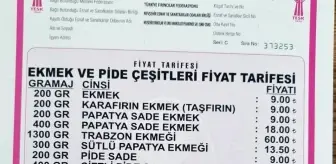 Nevşehir'de Ekmek Fiyatlarına Zam Yapıldı