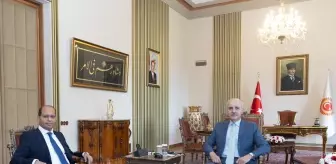 TBMM Başkanı Numan Kurtulmuş, Mısır Büyükelçisi'ni Kabul Etti