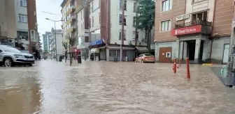 Trabzon'da Şiddetli Sağanak Hayatı Olumsuz Etkiledi