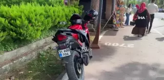 Yolun Karşısına Geçerken Motosikletin Çarptığı Kadın Yaralandı