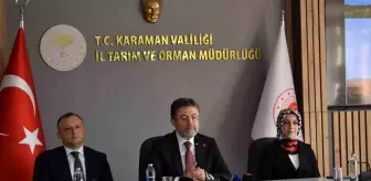 Tarım ve Orman Bakanı İbrahim Yumaklı, Türkiye Yüzyılı Hedefleri İçin Karaman'da Projeleri Tanıttı