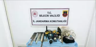 Bilecik'te Kaçak Kazı Yapan Define Avcıları Suçüstü Yakalandı