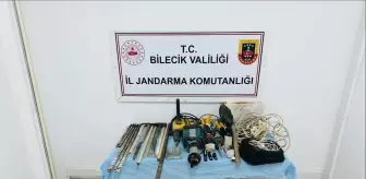 Bilecik'te Kaçak Kazı Yapan 5 Şüpheli Gözaltına Alındı